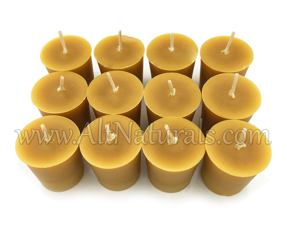 100% Premium Beeswax Candle Votives