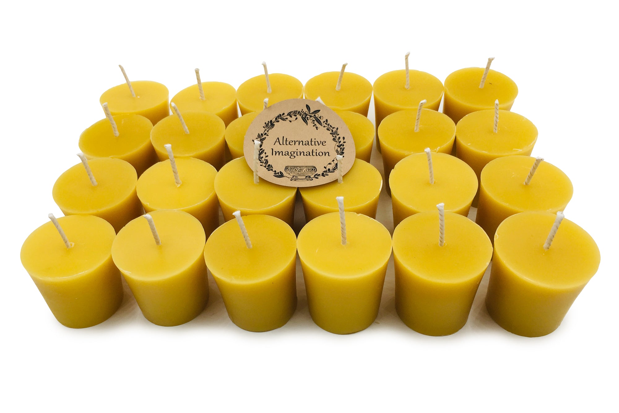 100% Premium Beeswax Candle Votives