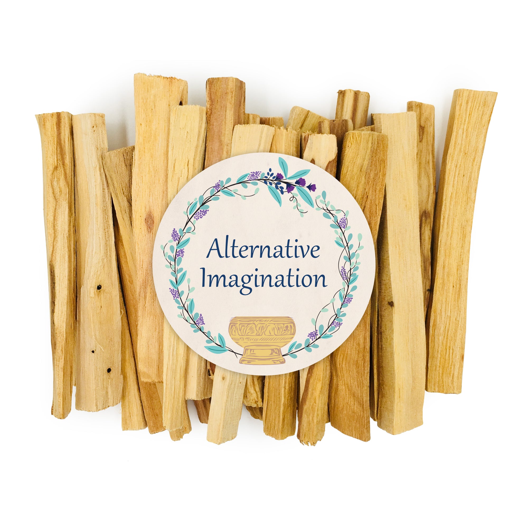 Kit Diffuser Palo Santo Burner for holy wood Incense Sticks + 4 Natural  Pequeno
