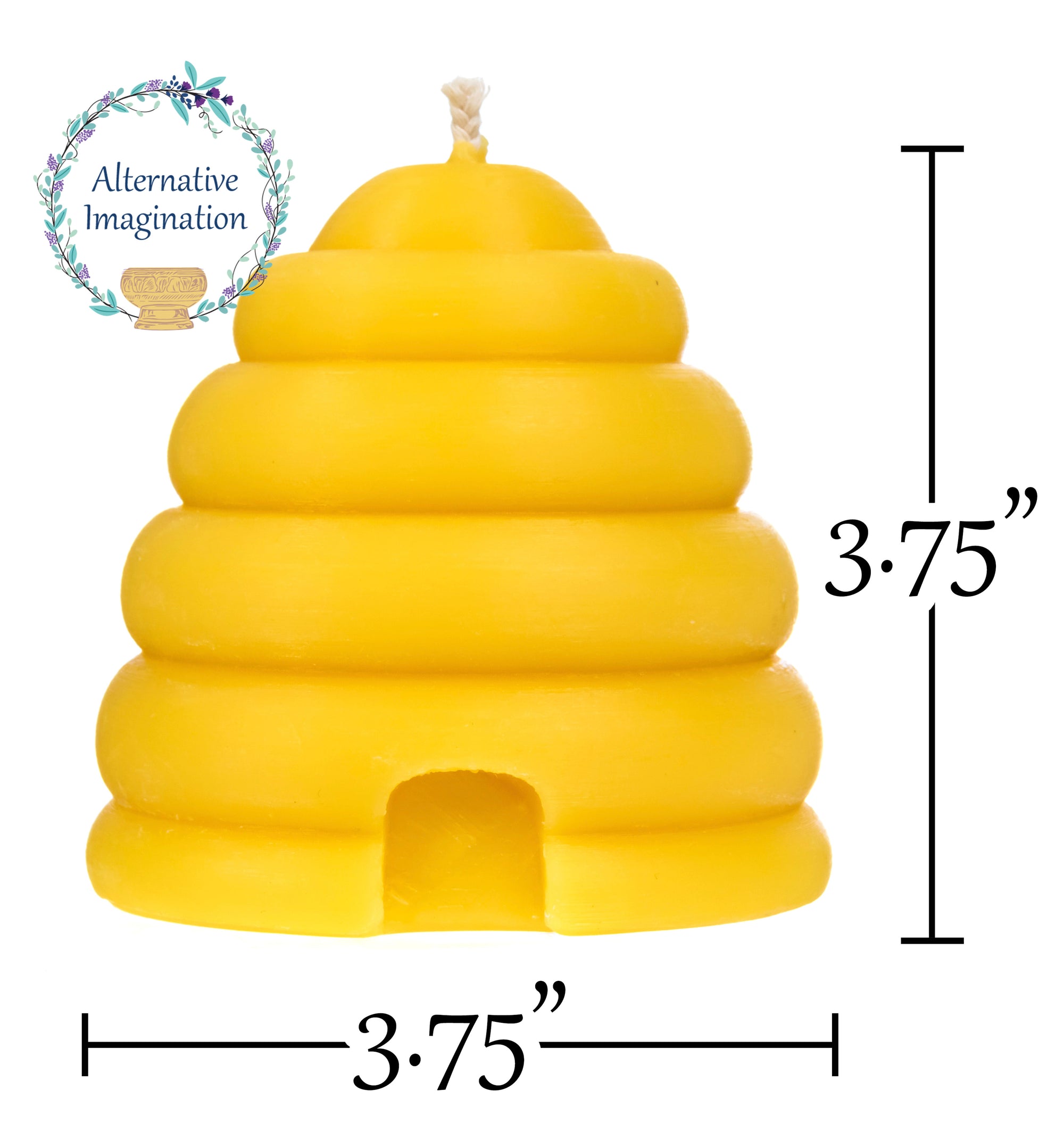 Large Beehive Skep Candle