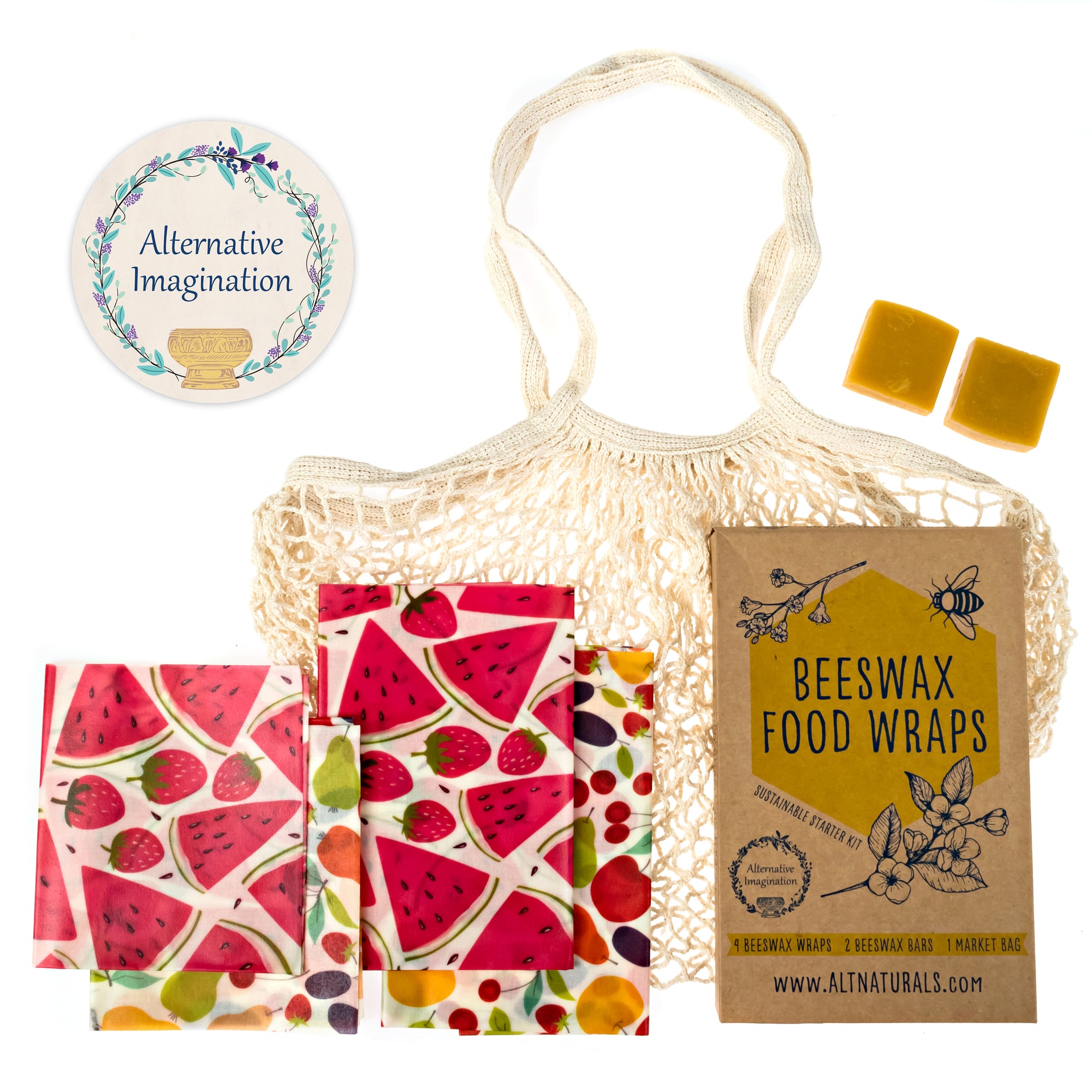 Beeswax Wrap Sustainable Starter Kit