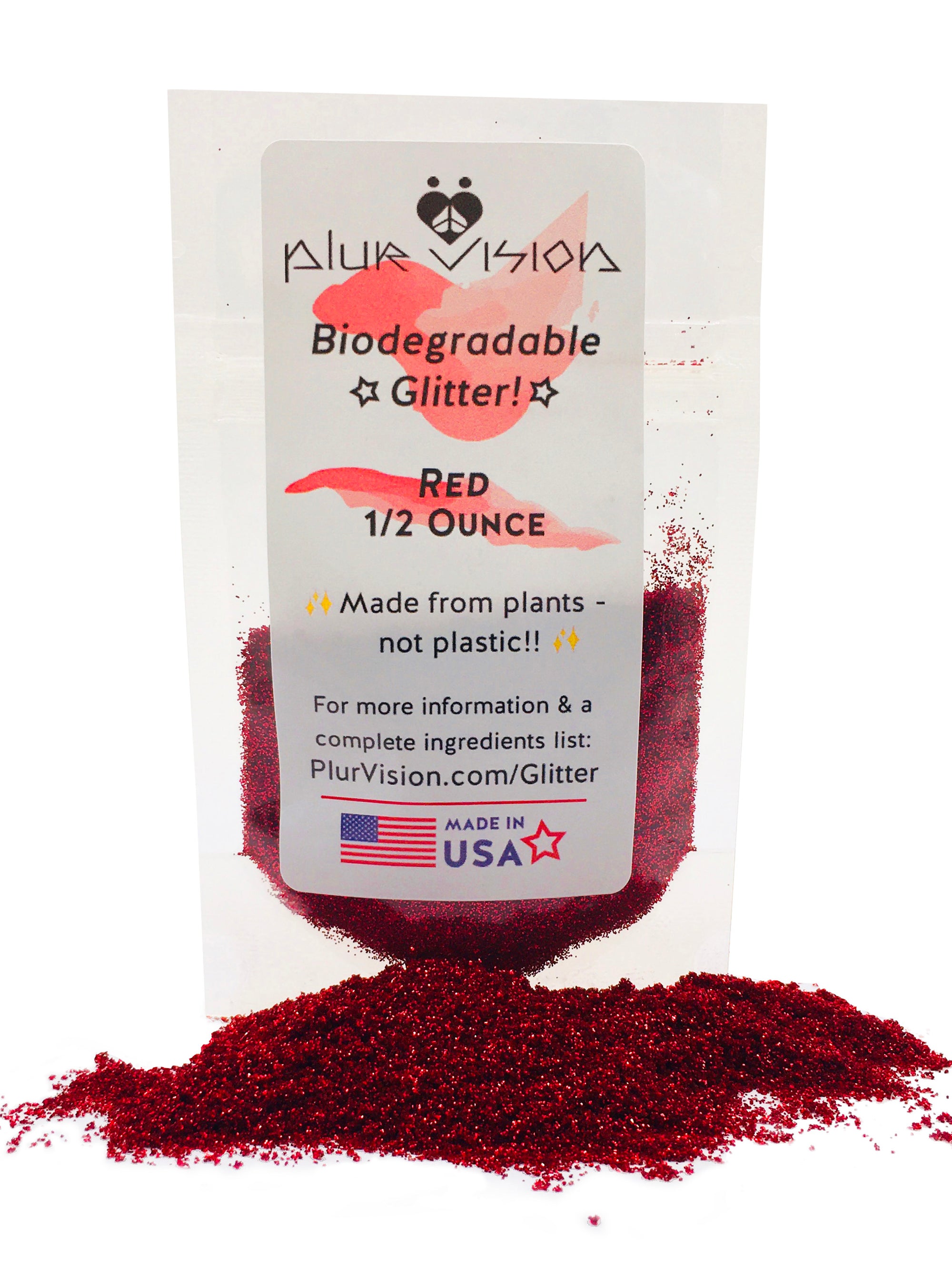 ✨ Red Biodegradable Glitter! ✨