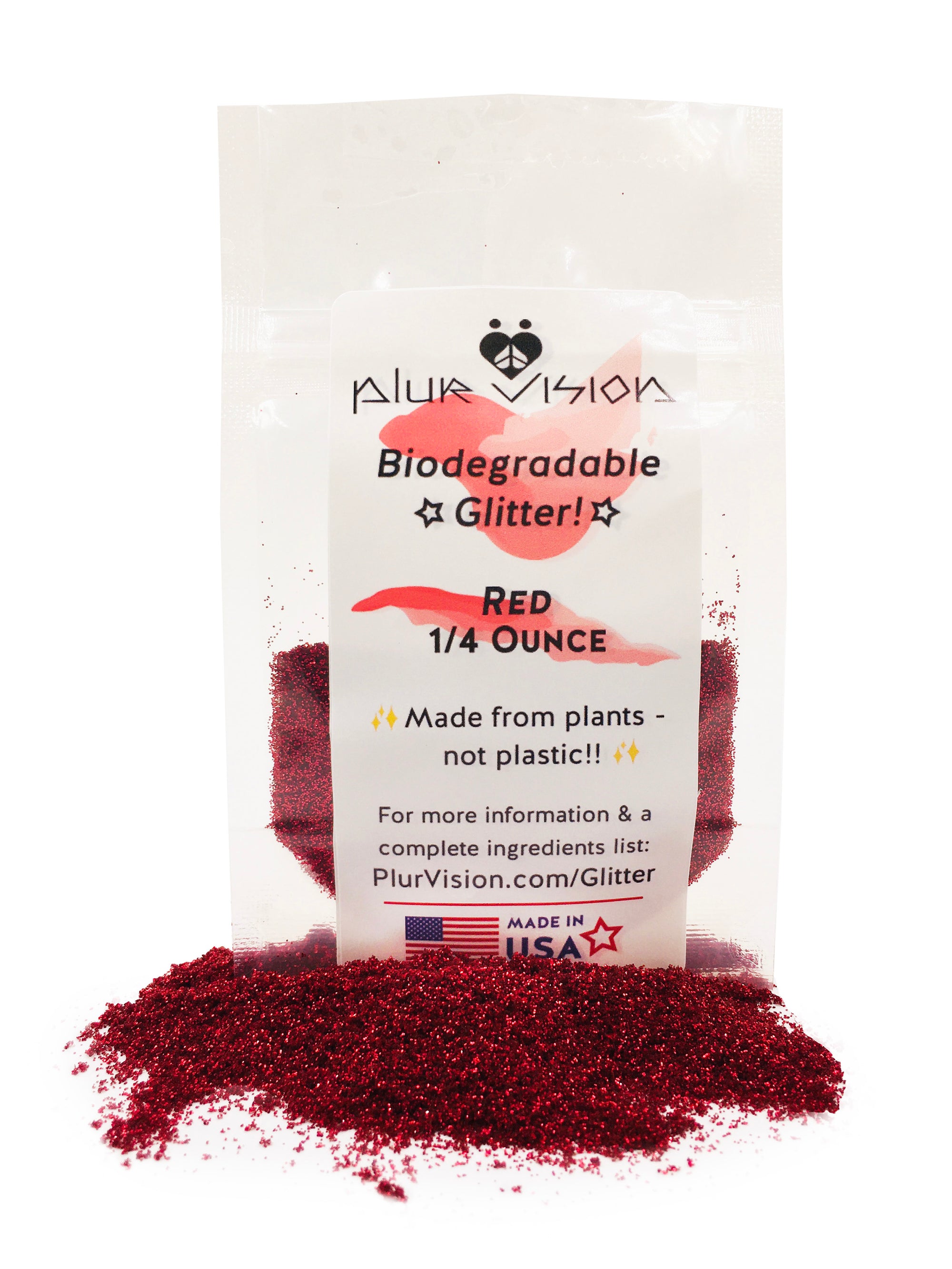 ✨ Red Biodegradable Glitter! ✨