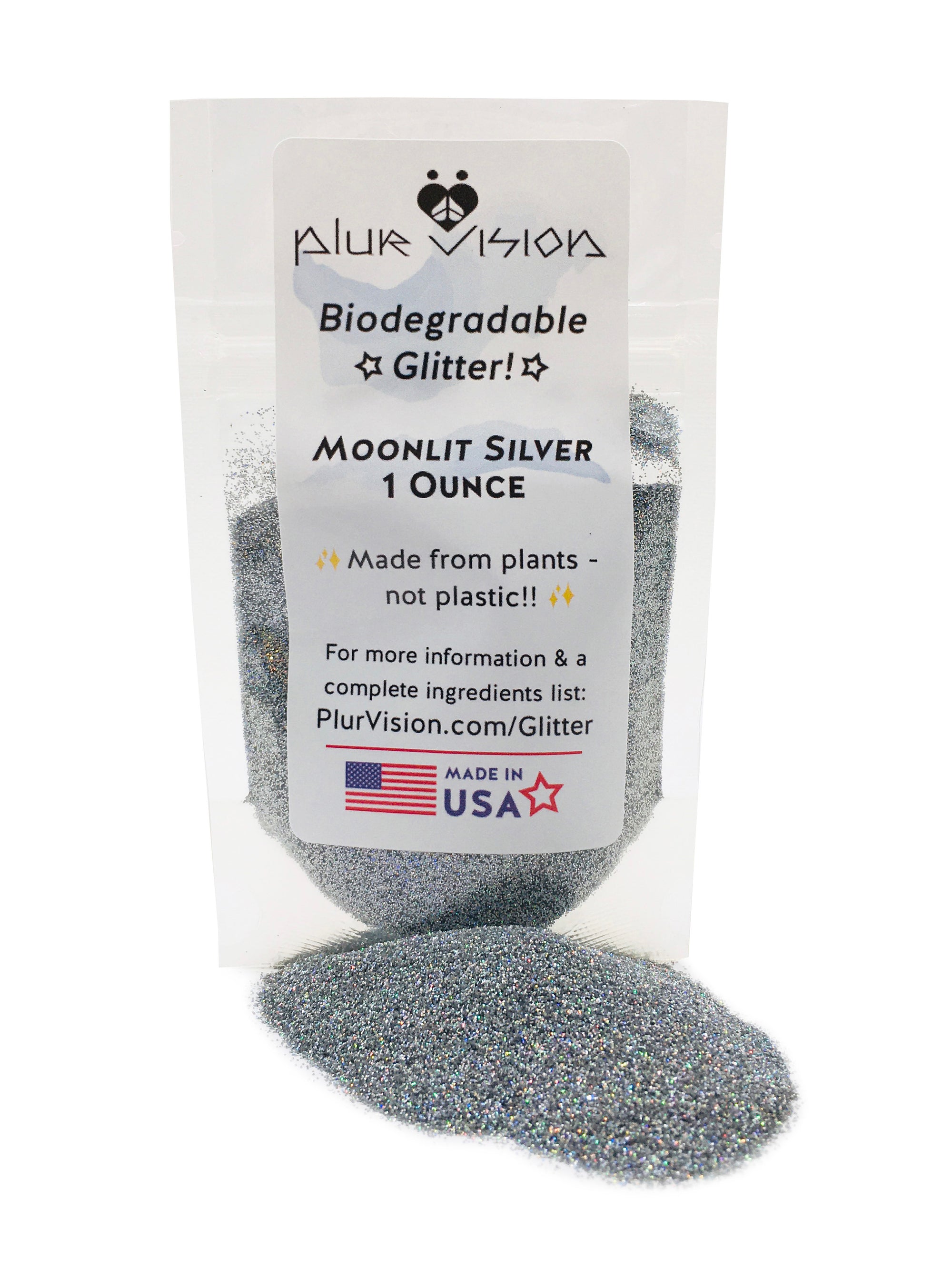 ✨ Moonlit Silver Biodegradable Glitter! ✨