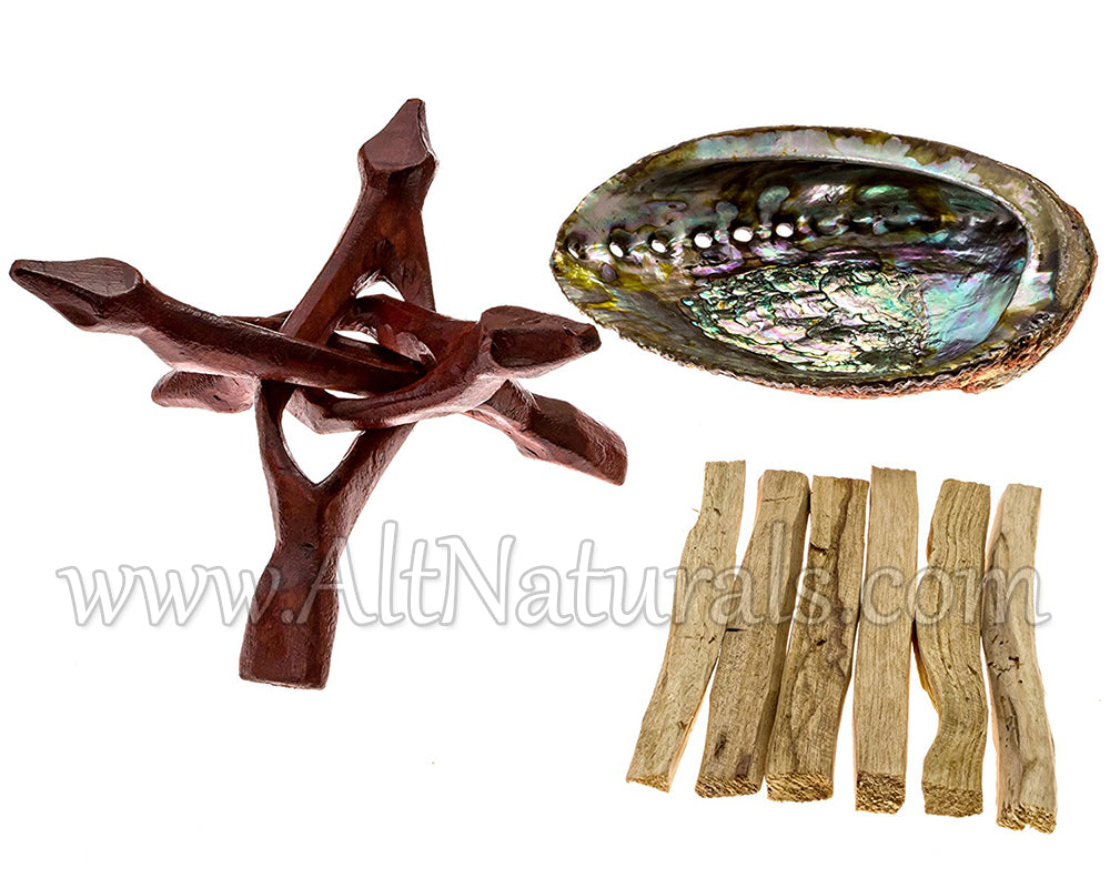 Nag Champa Bundle with Wooden Incense Tray