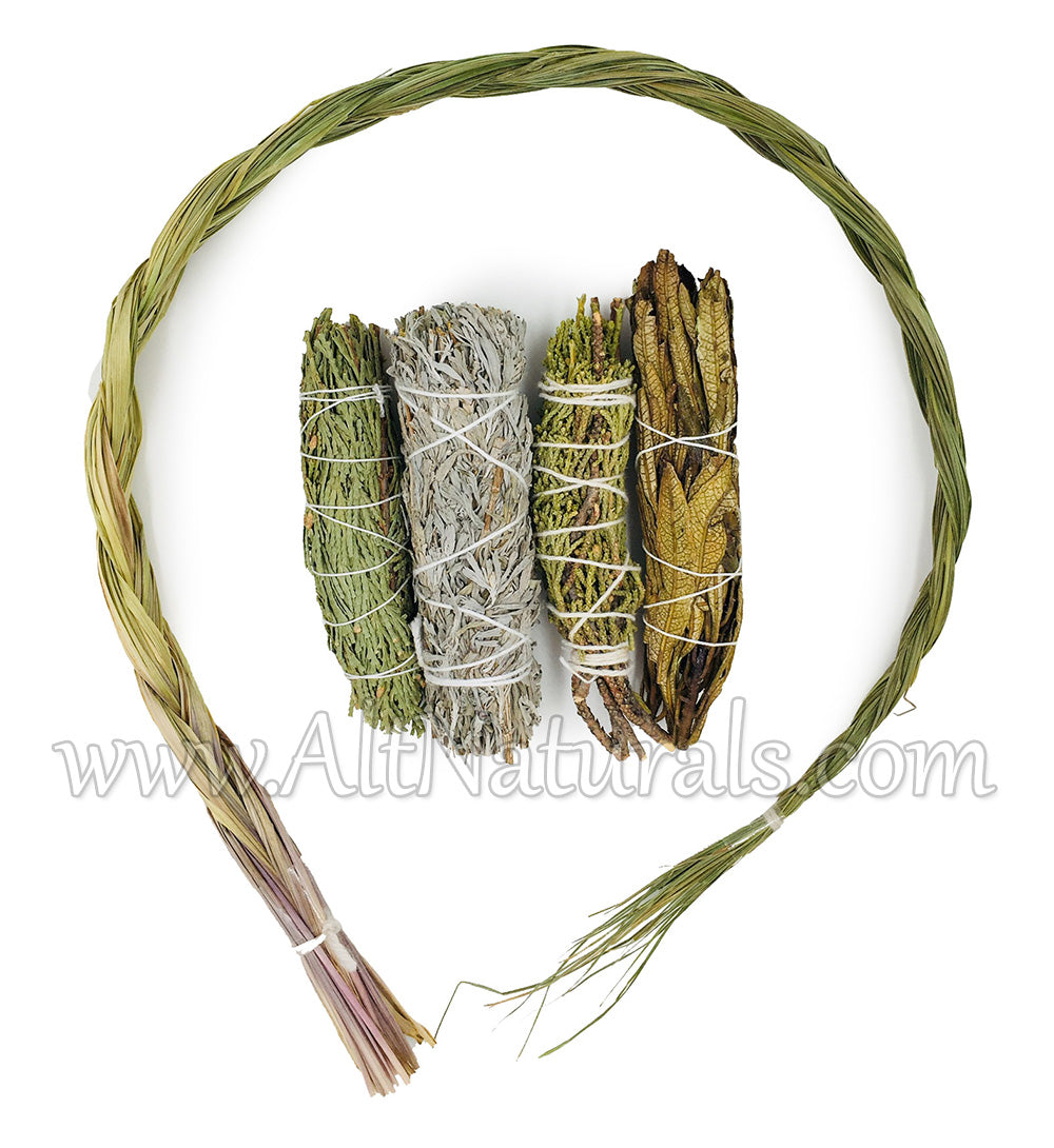 Incense Sampler - Cedar, Sweetgrass, Juniper, Blue Sage, Yerba Santa