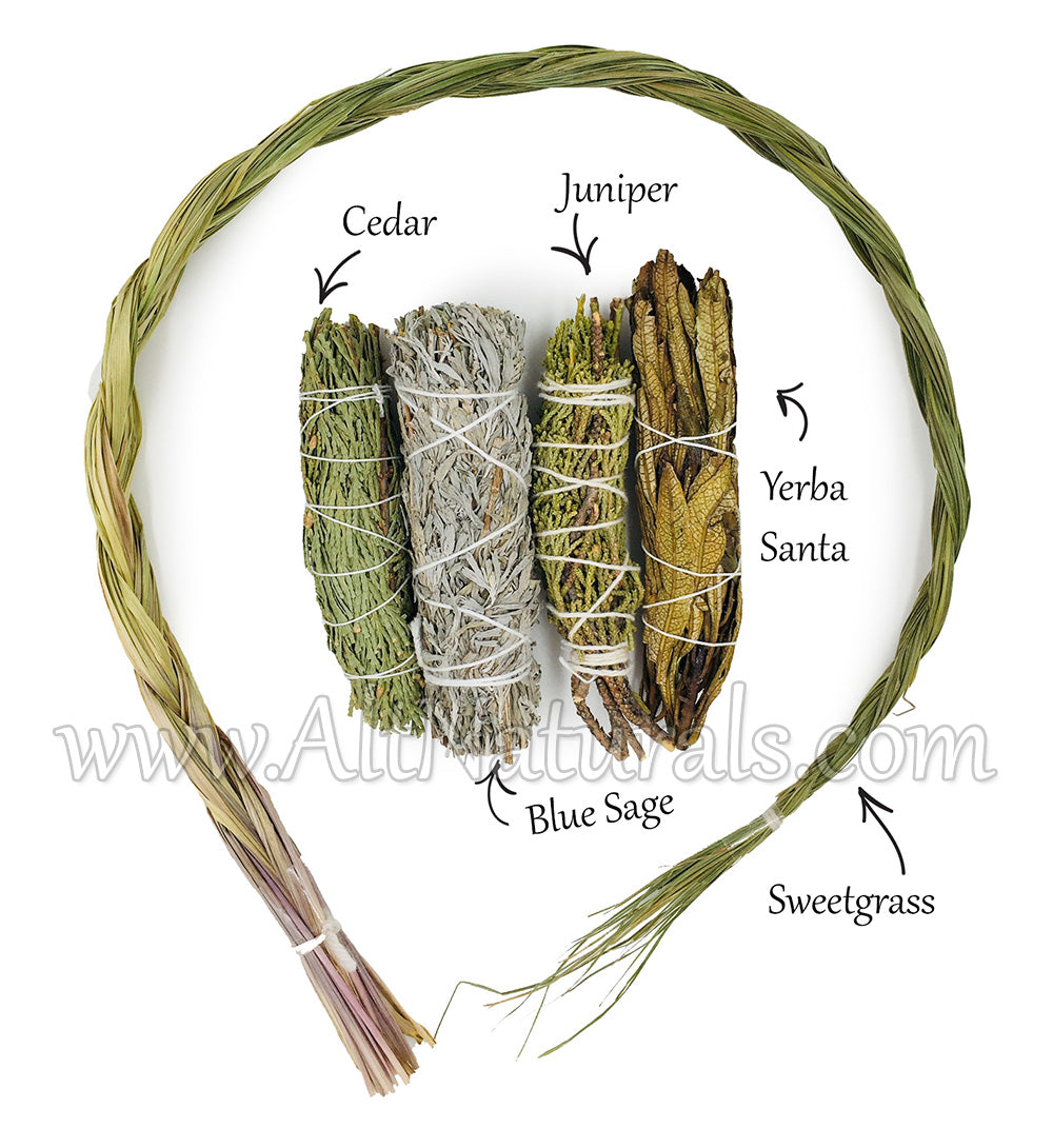 Incense Sampler - Cedar, Sweetgrass, Juniper, Blue Sage, Yerba Santa