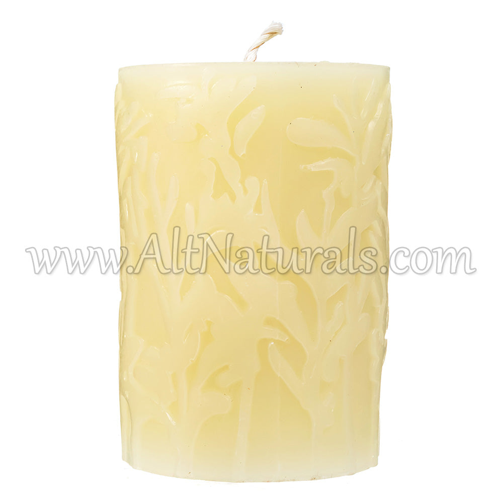 Wild Meadow Beeswax Pillar Candle