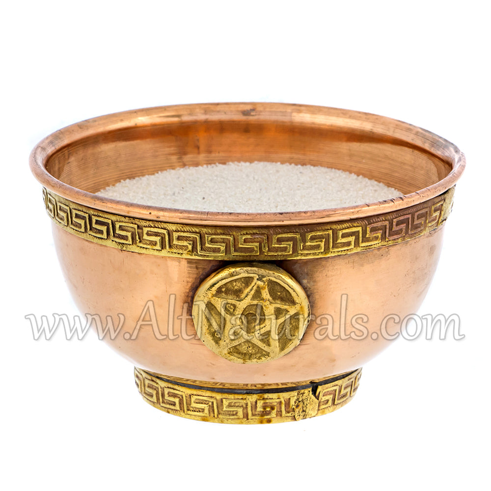 Pentagram Copper Offering Bowl Kit