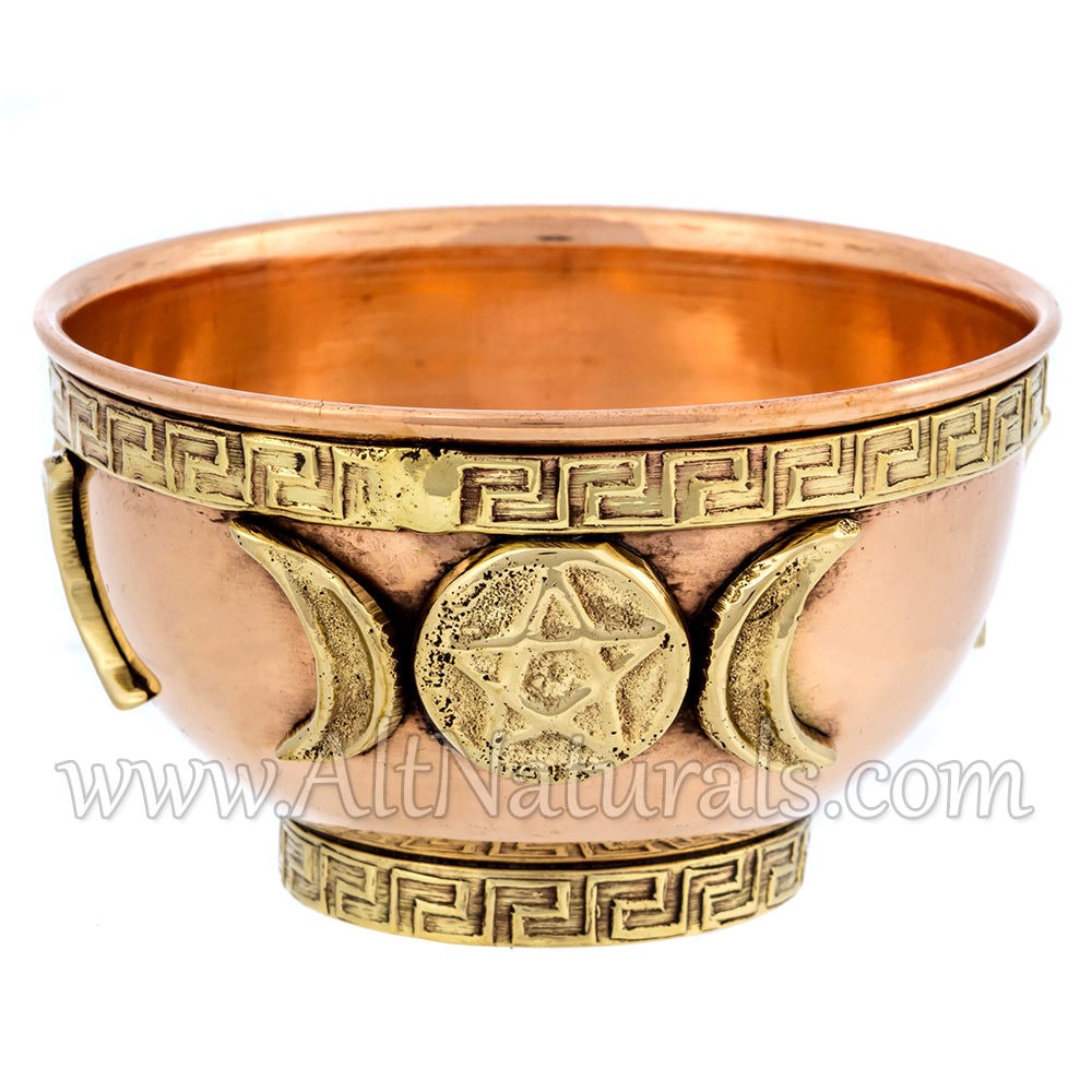 Copper Offering Bowls for Rituals, Prayers, Smudging, Decor