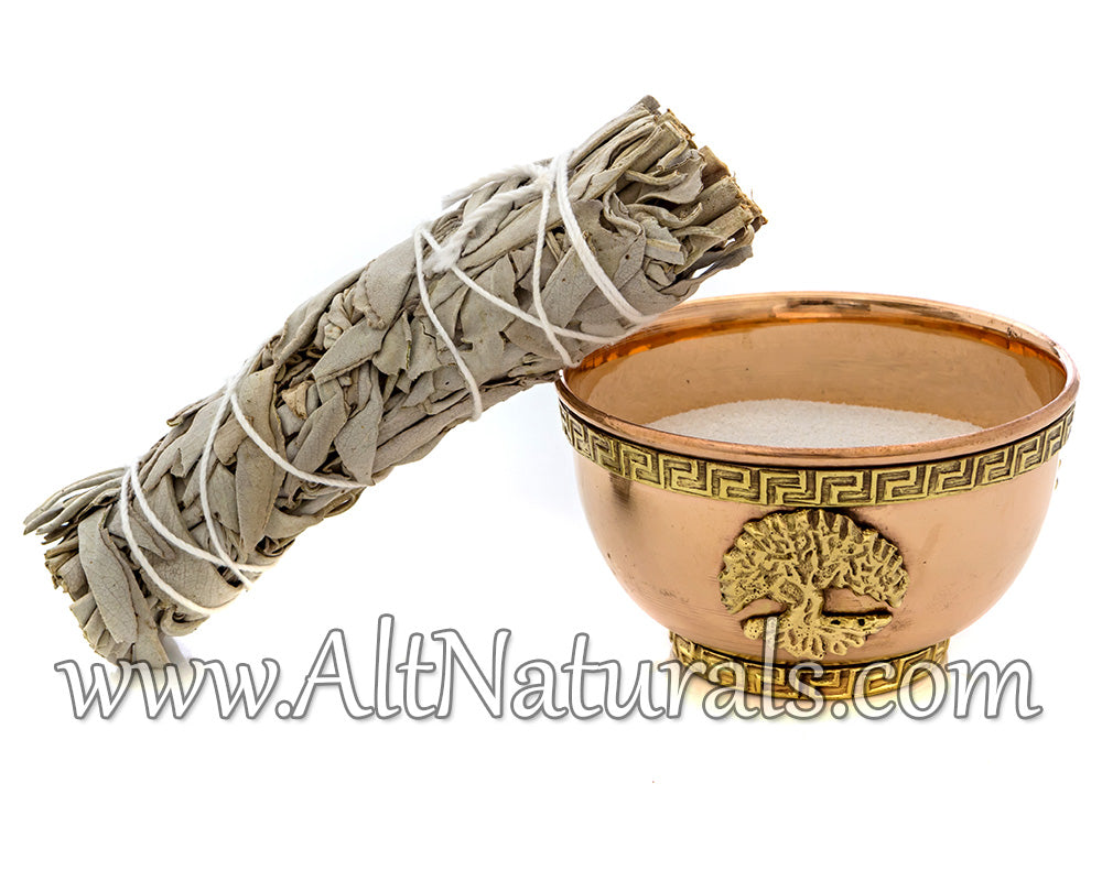 Tree of Life Copper Offering Bowl